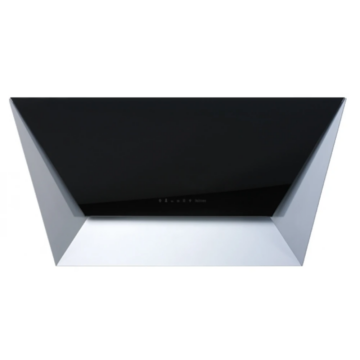 Design+ PRISMA 85 inox vetro nero (800)