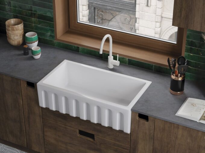 Mikura 83 WH GLOSSY Мойка керамическая