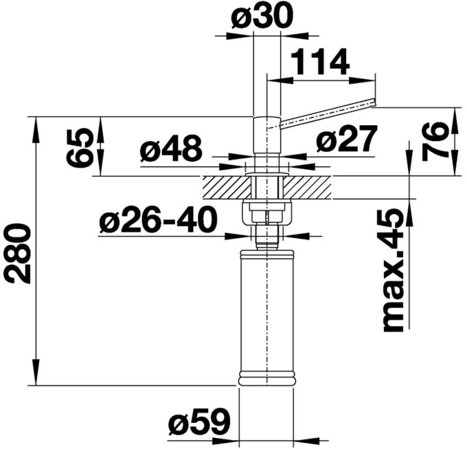 TORRE 512593 Дозатор моющих средств