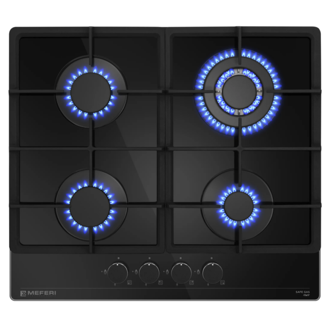 MGH604BK GLASS POWER Варочная поверхность газовая