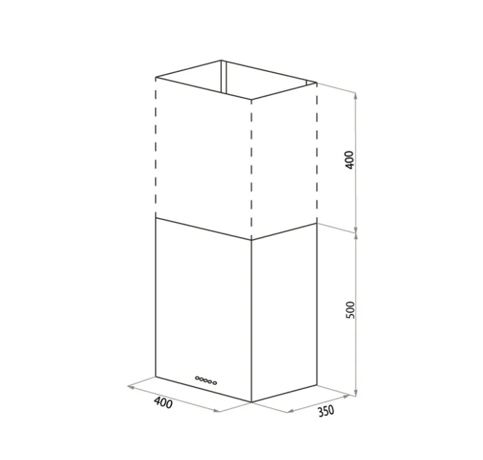 ROOMBOX40IX COMFORT Вытяжка пристенная