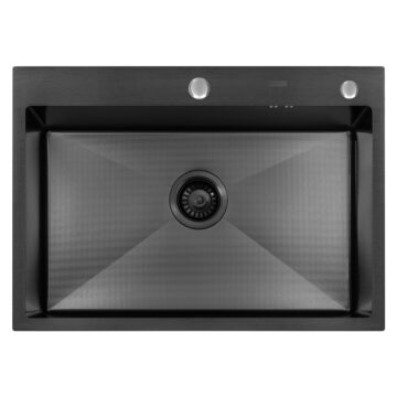 ECO AR 700*500 BLACK PVD NANO DECOR MILLET GRAINS