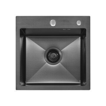 ECO AR 450*450 BLACK PVD NANO DECOR