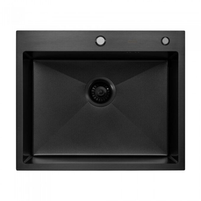 ECO AR 600500 BLACK PVD NANO DECOR VOLCANIC ROCK