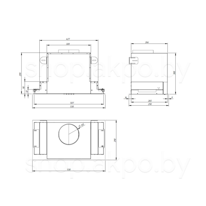 Neva Glass II 60 wk-10 чёрное стекло нержавеющая сталь