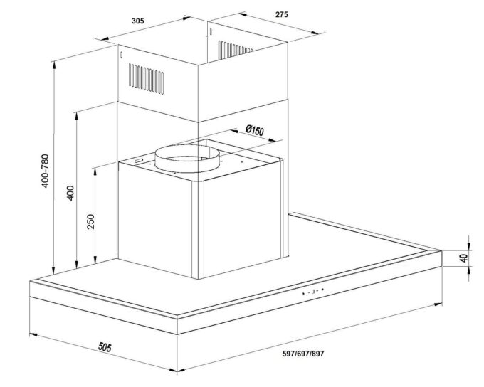 AMG TD 700 Black