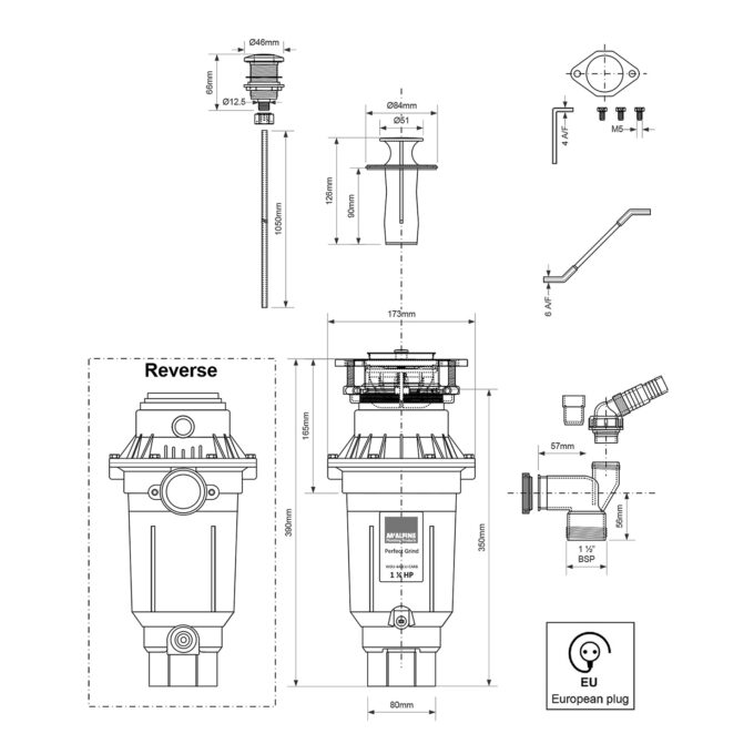 McAlpine Perfect Grind Slim WDU-4ASEU-CARB